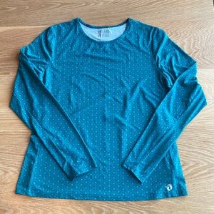 Hang Ten women’s real long sleeved rash guard. Never worn. Large